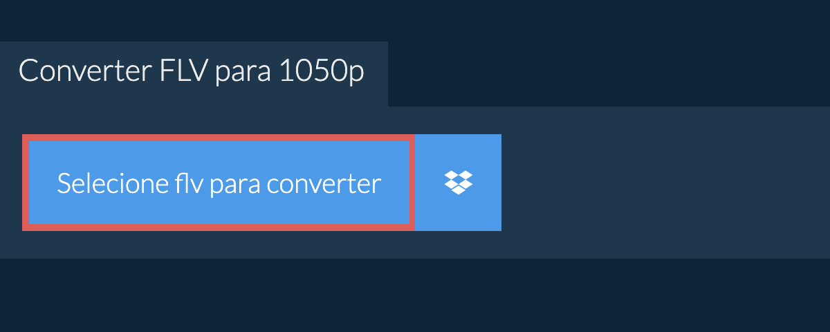 Converter flv para 1050p