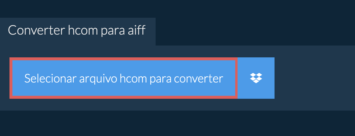 Converter hcom para aiff