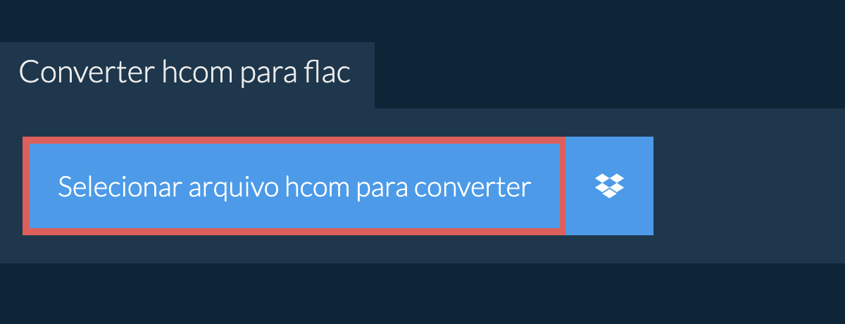 Converter hcom para flac