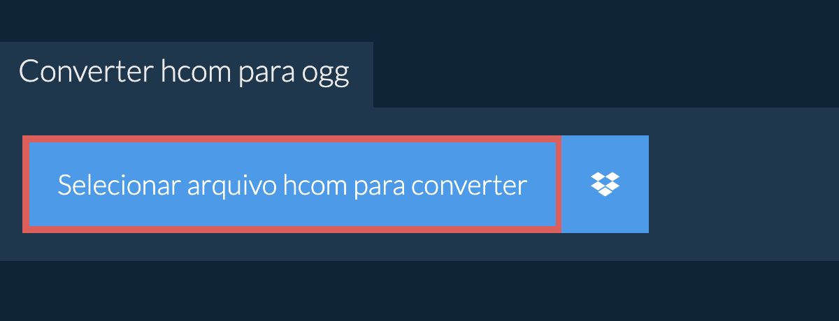 Converter hcom para ogg