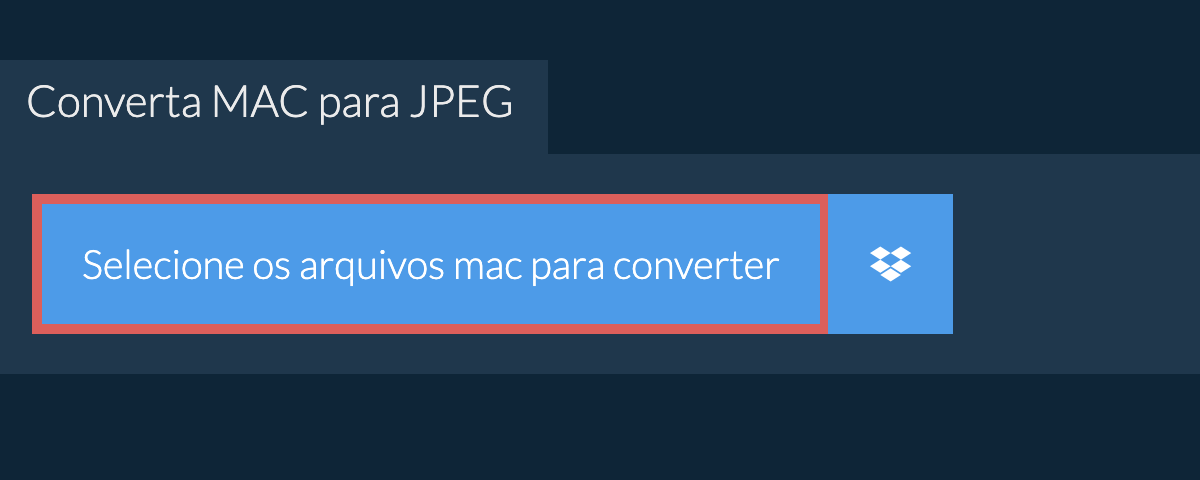 Converta mac para jpeg