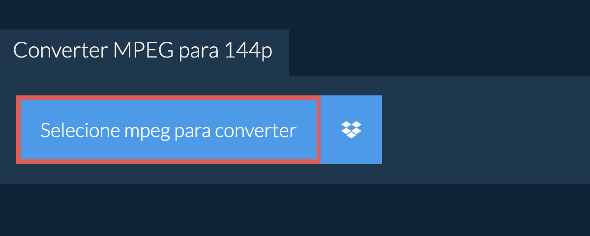 Converter mpeg para 144p