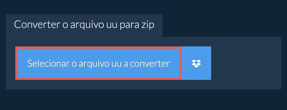 Converter o arquivo uu para zip