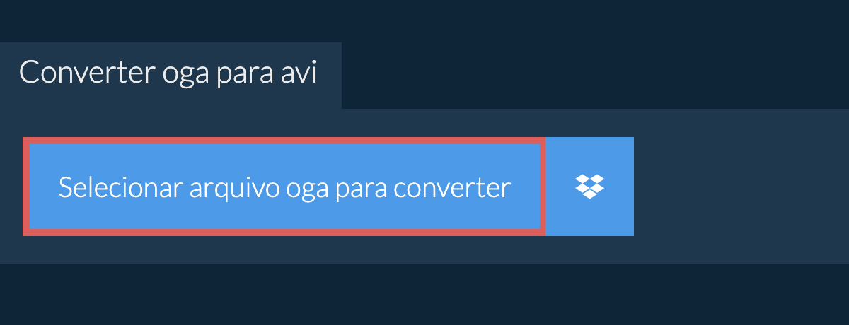 Converter oga para avi