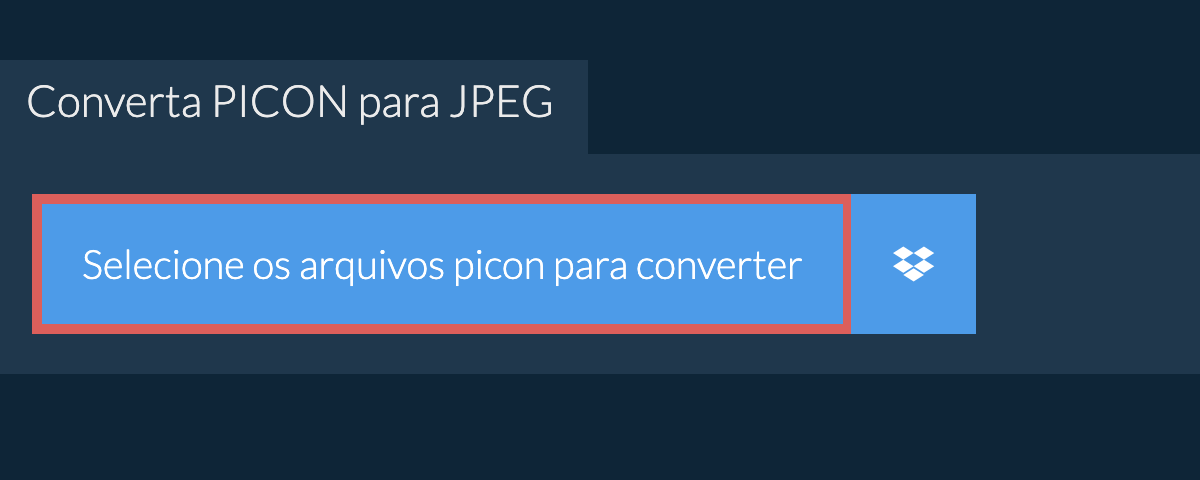 Converta picon para jpeg