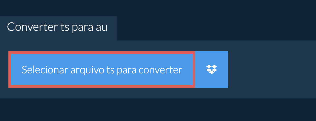 Converter ts para au