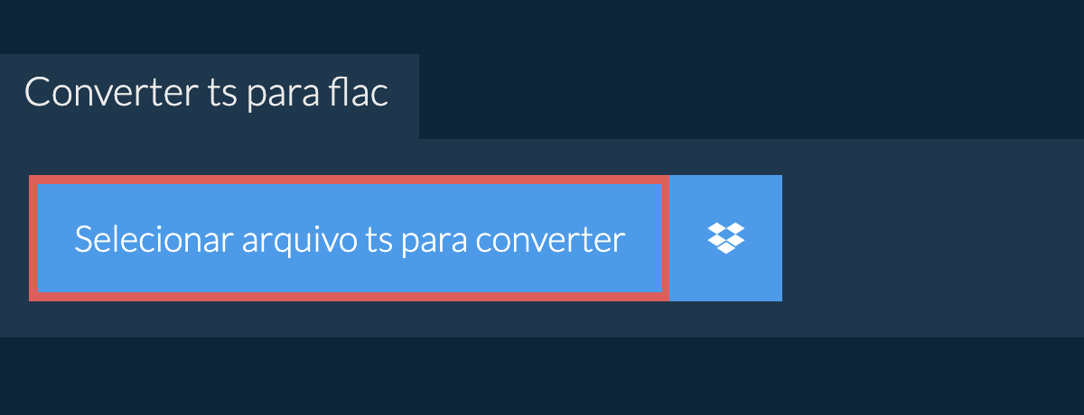 Converter ts para flac