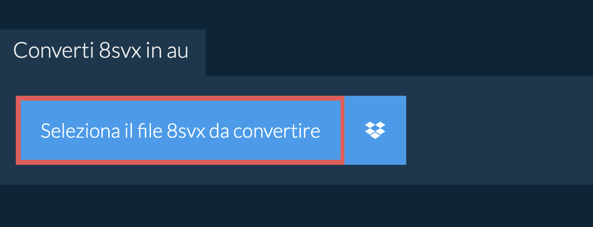 Converti 8svx in au