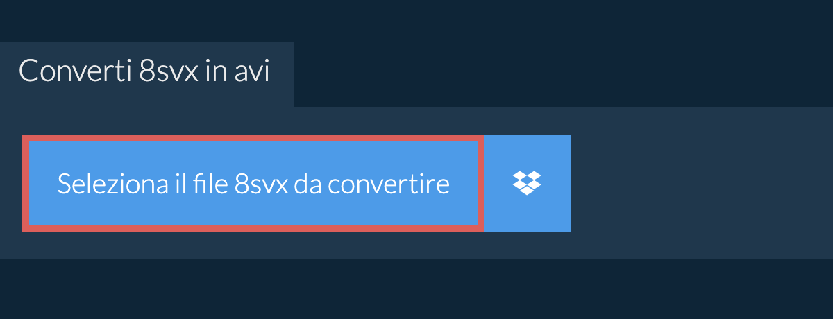 Converti 8svx in avi