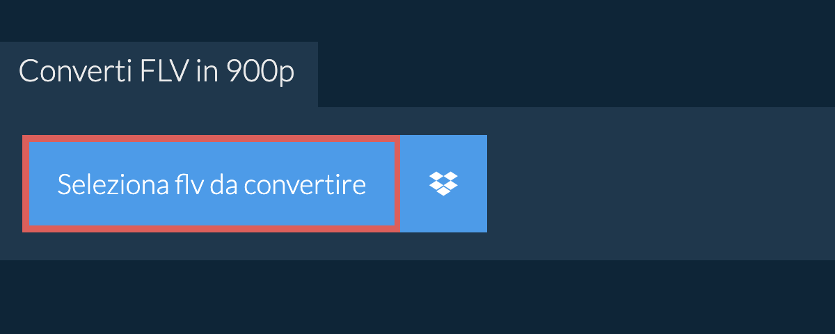 Converti flv in 900p