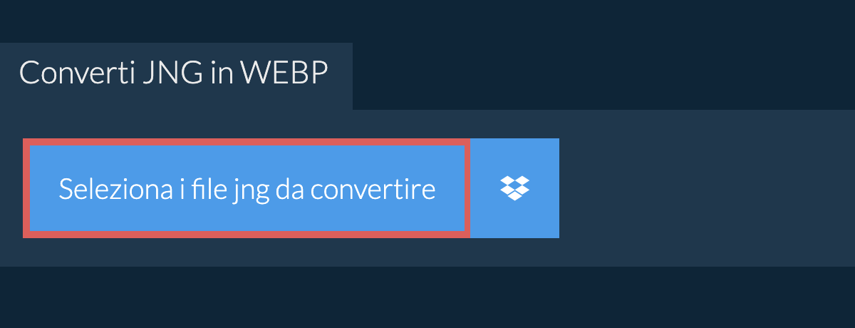 Converti jng in webp