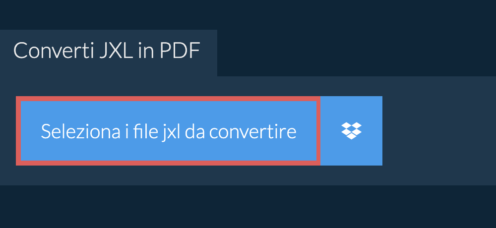 Converti jxl in pdf