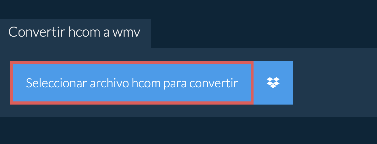 Convertir hcom a wmv