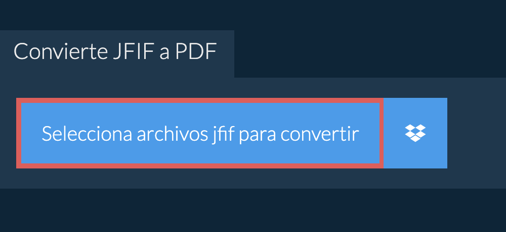 Convierte jfif a pdf