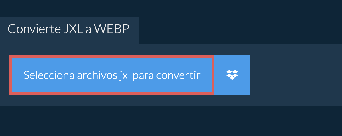 Convierte jxl a webp