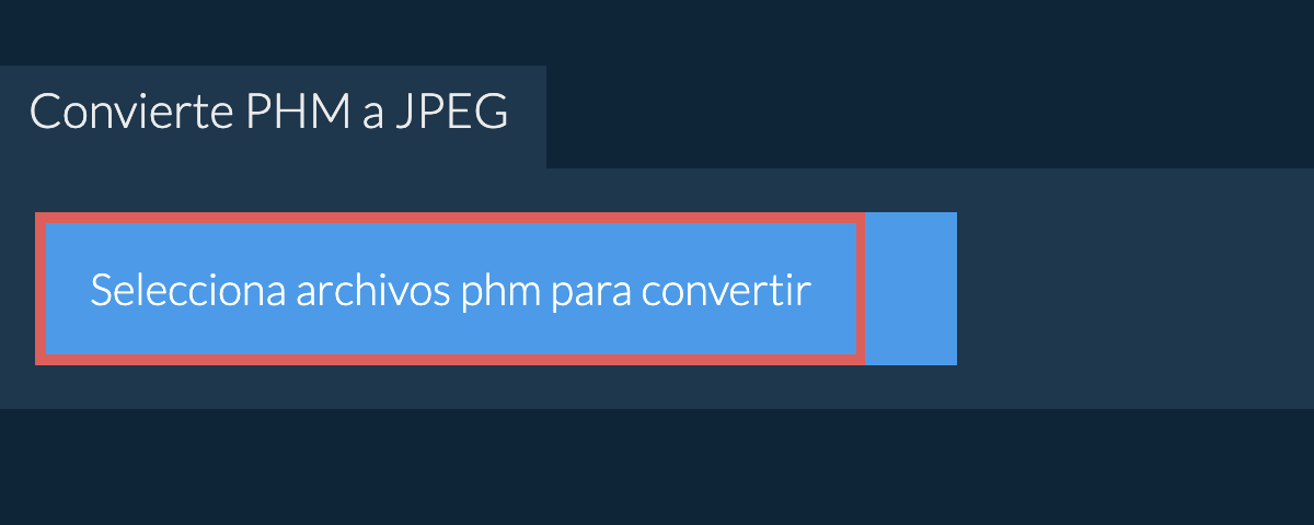 Convierte phm a jpeg