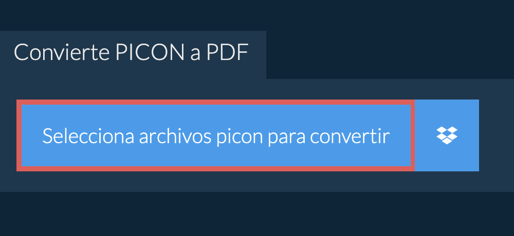 Convierte picon a pdf