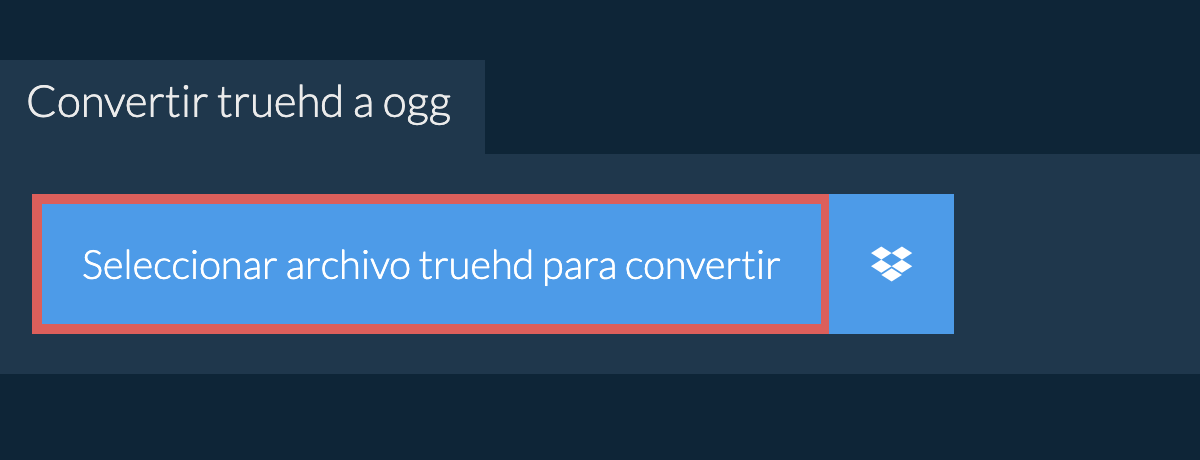 Convertir truehd a ogg