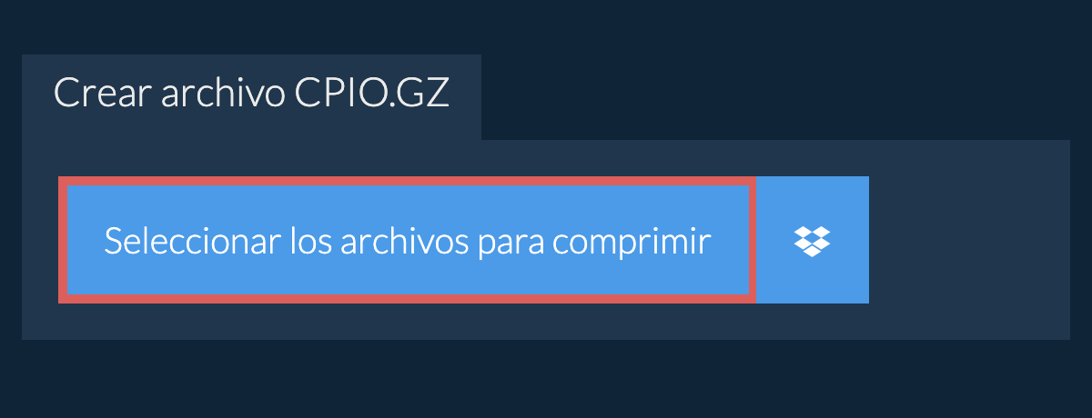 Crear archivo cpio.gz