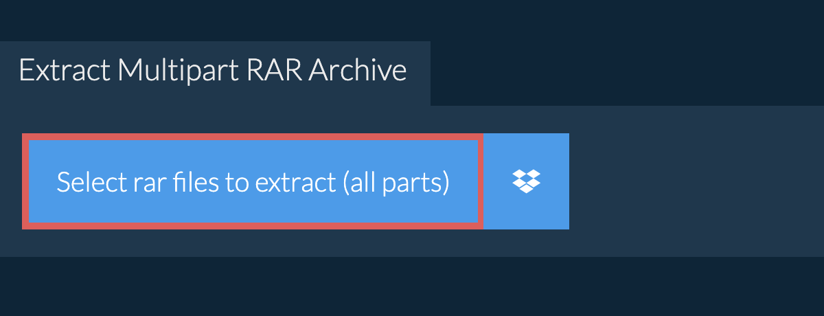 Extract rar file