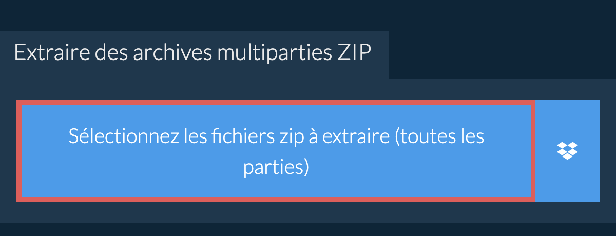 Ouvrir le fichier zip