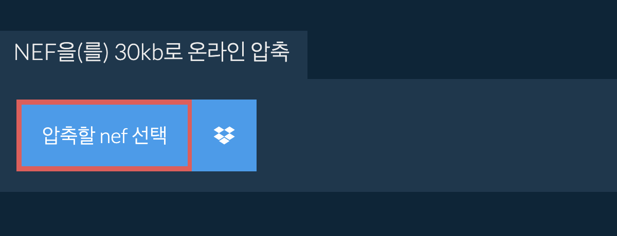 nef을(를) 30kb로 온라인 압축