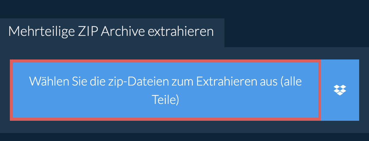 zip-Datei extrahieren