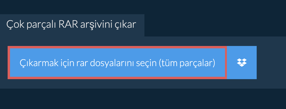 rar dosyayı ayıkla