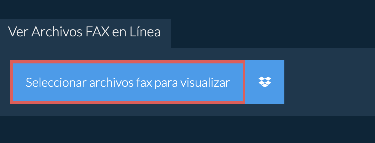 Ver Archivos fax en Línea