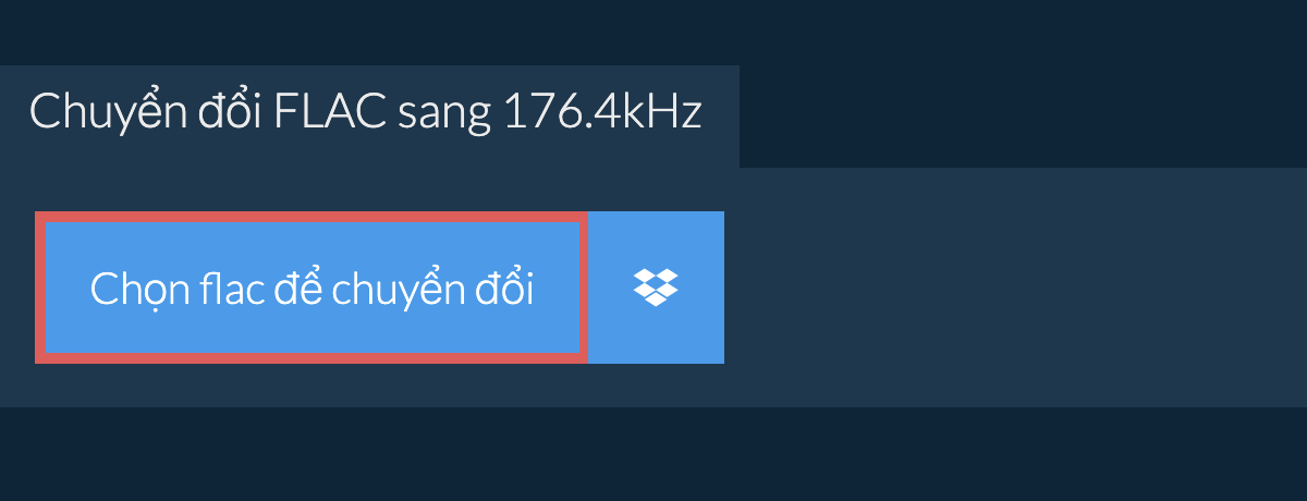 Chọn flac để chuyển đổi