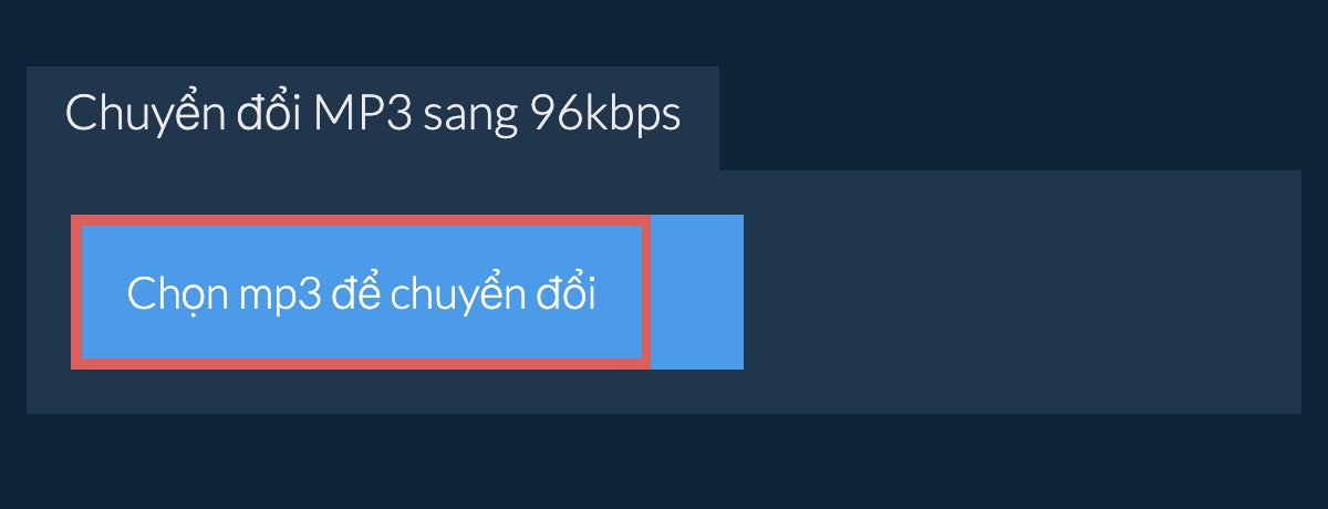 Chọn mp3 để chuyển đổi