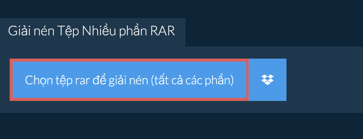 Giải nén tệp rar