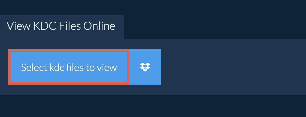 View kdc Files Online