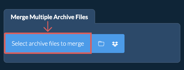 Merge Multiple archive Files